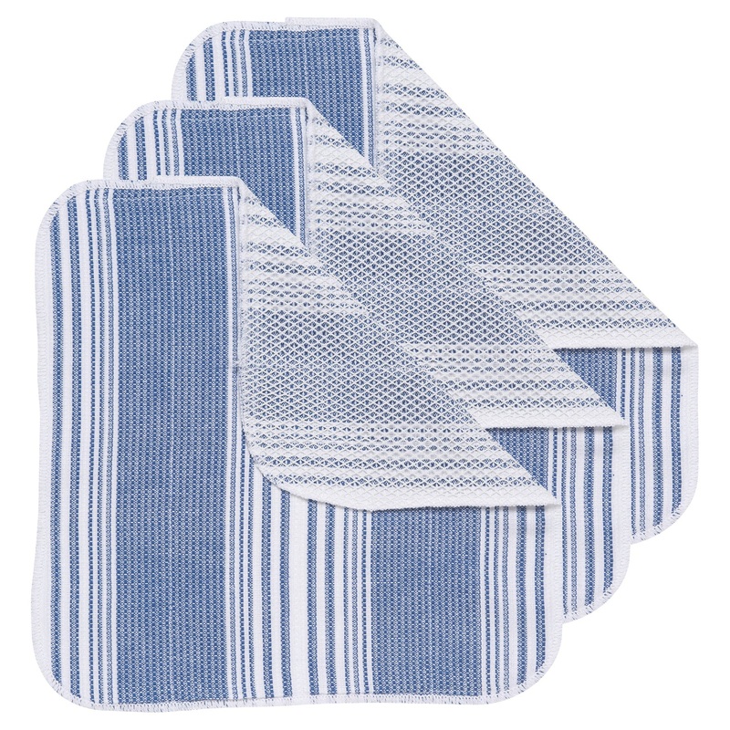 Now Designs Scrub-It Dishcloths Set of 3 / Royal Blue