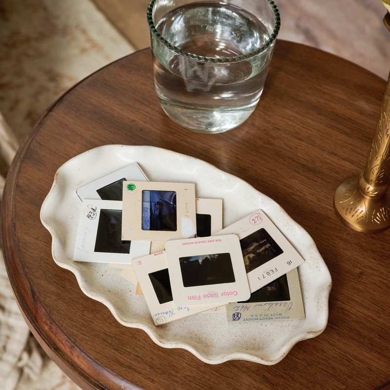Ceramic Ruffled Tray