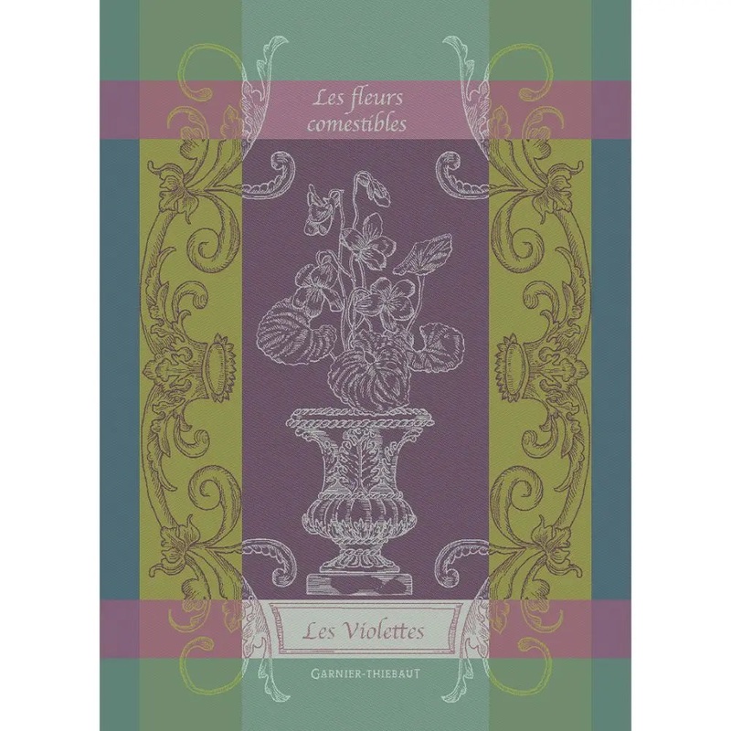 Garnier-Thiebaut Tea Towels - Les Violettes