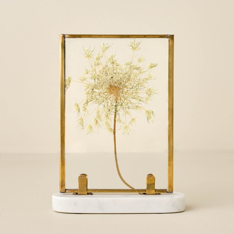 Antique Brass Bracket Photo Frame