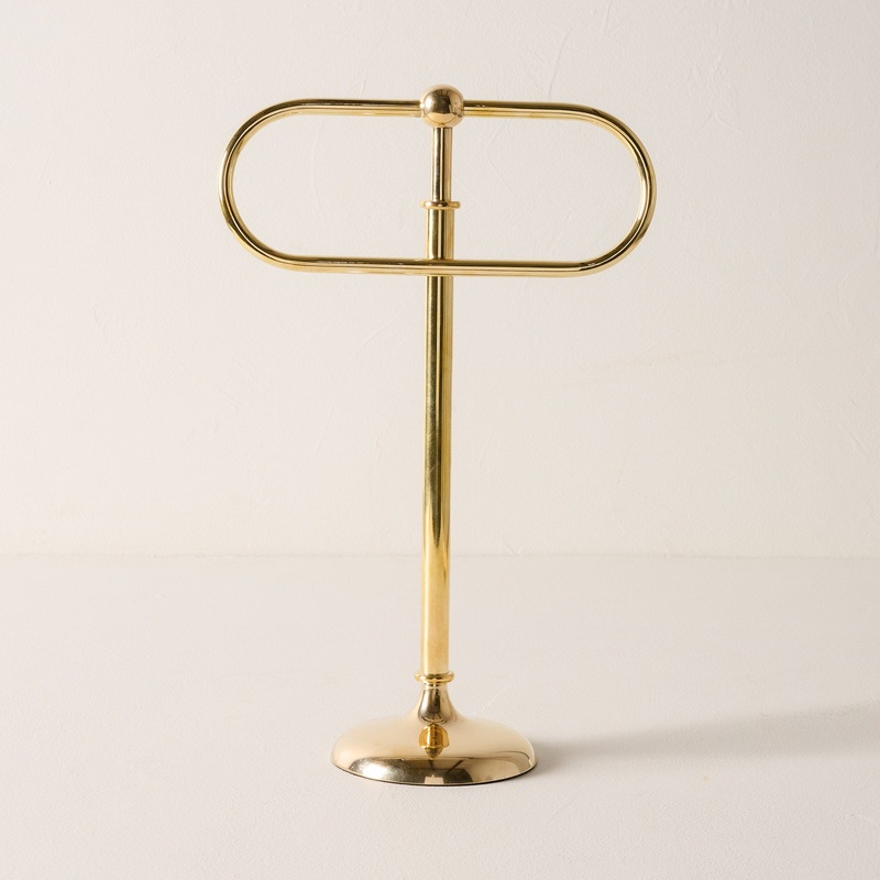 Jules Brass Towel Stand