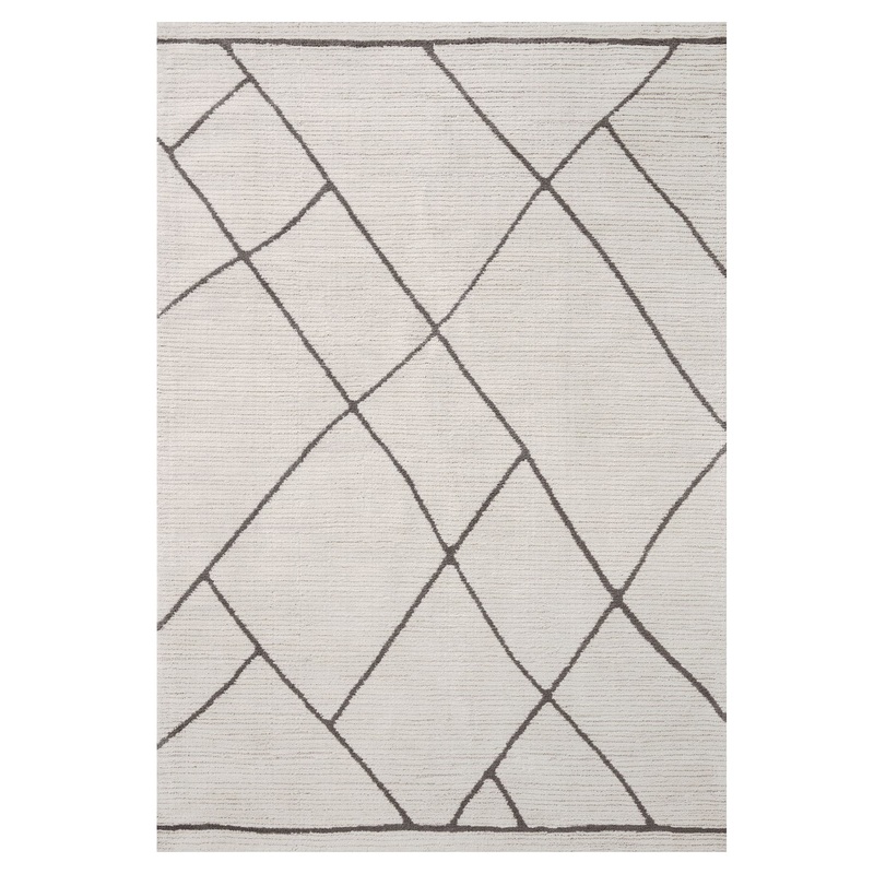 Logan Ivory Charcoal Rug