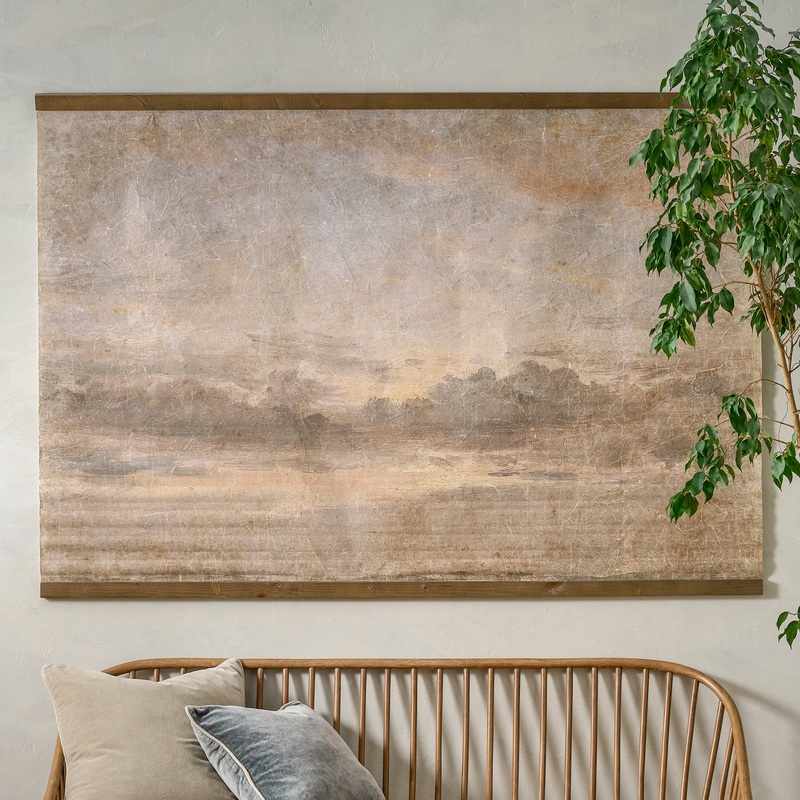 Oversized Celestial Drifts Vintage Tapestry