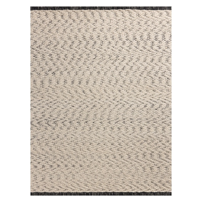 Betty Ivory Black Rug