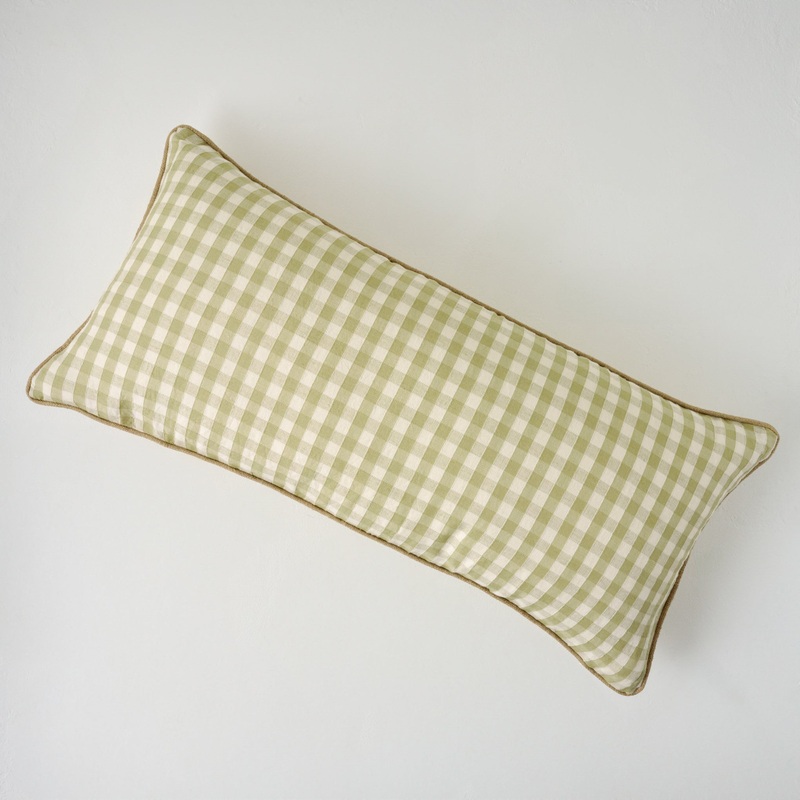 Maxine Gingham Large Lumbar Pillow