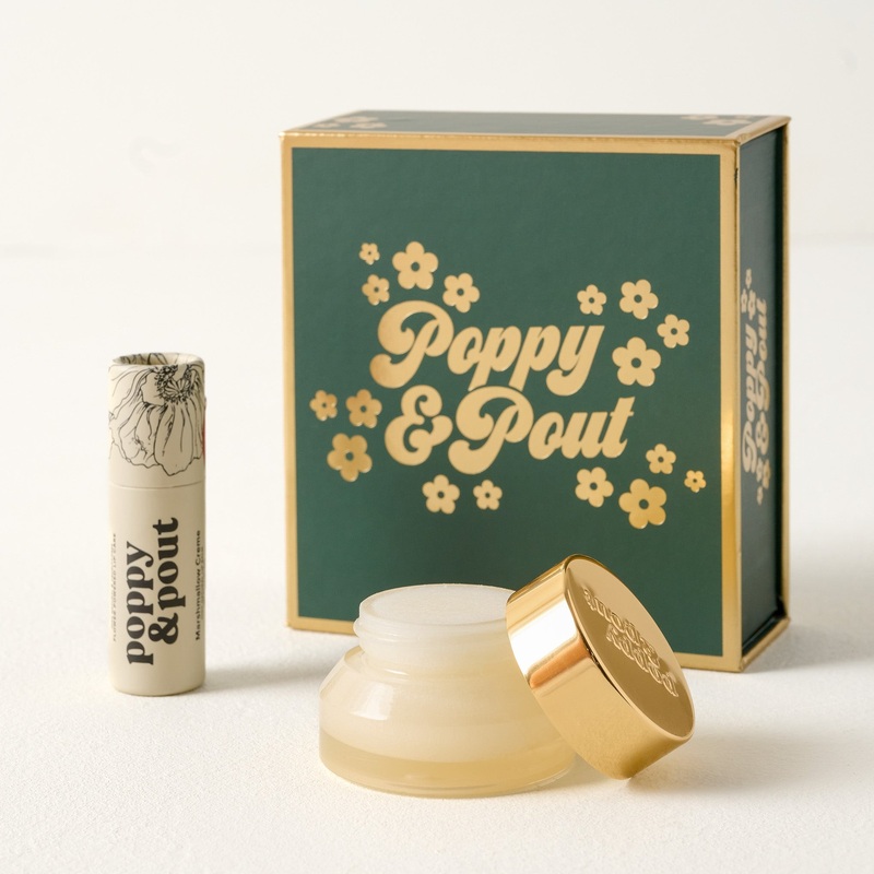 Poppy and Pout Lip Care Duo Set - Marshmallow Crme