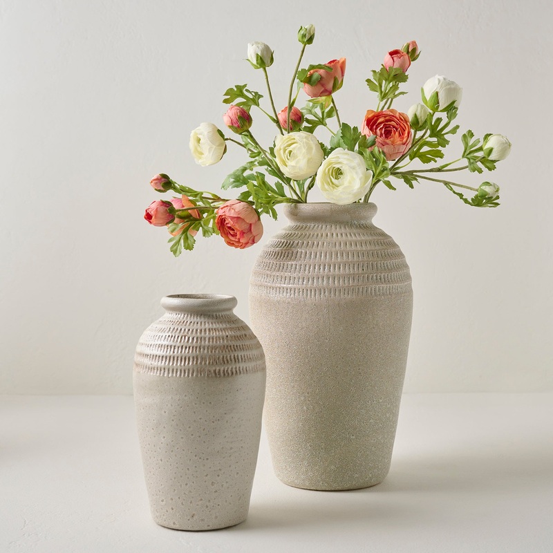 Sawyer Rustic Cream Vase