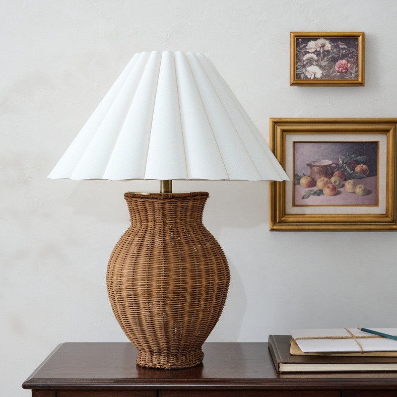 Cassandra Rattan Table Lamp