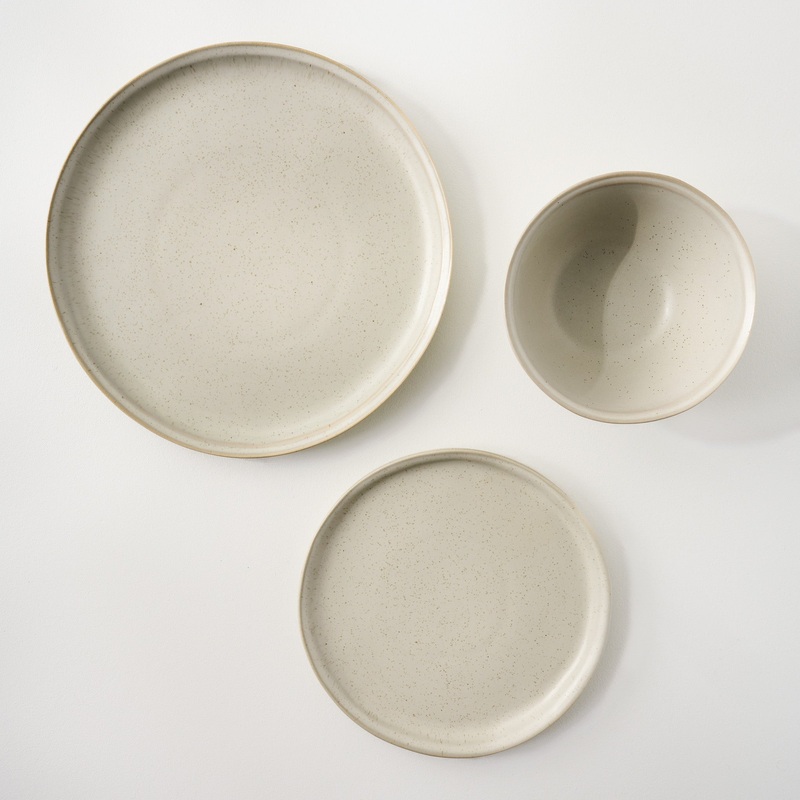 French Grey 3-Piece Place Setting