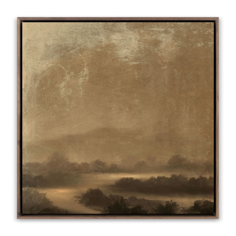 La Terre by Dan Hobday - Rustic Walnut Floater