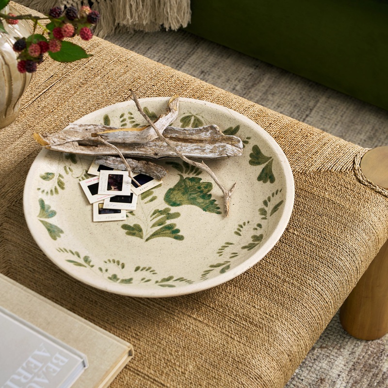 Caroline Oversized Hand-Painted Plate