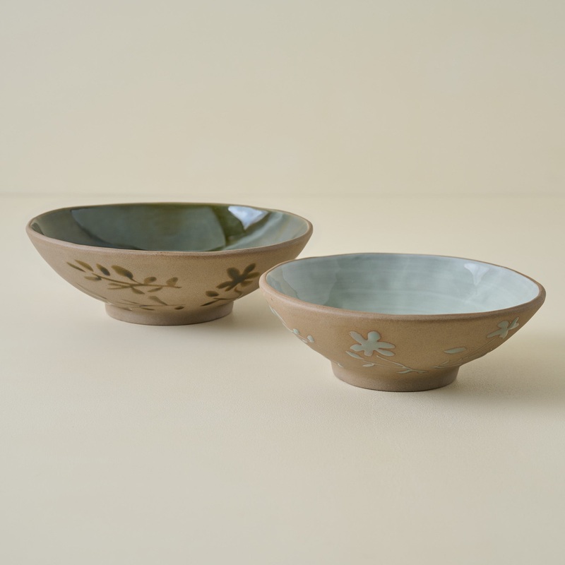Claire Decorative Floral Bowl