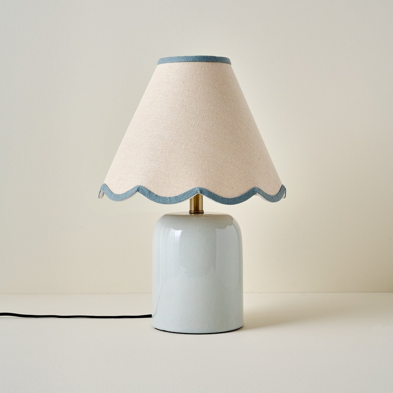 Farrah Table Lamp - Mist Blue