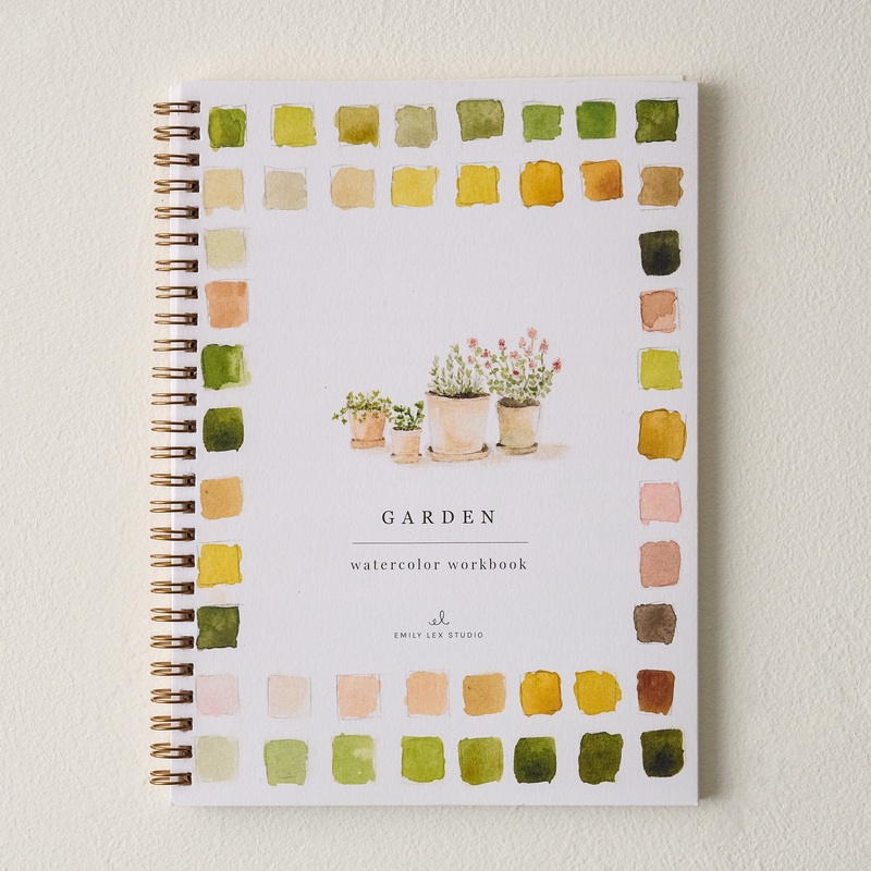 Garden Watercolor Workbook