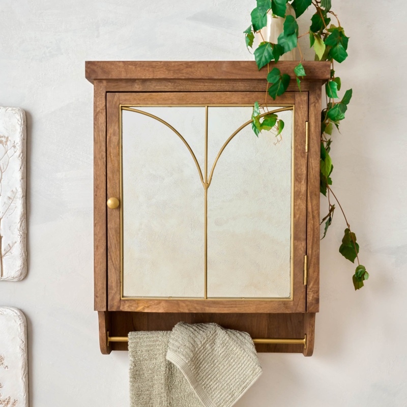 Gristmill Mirrored Wall Cabinet