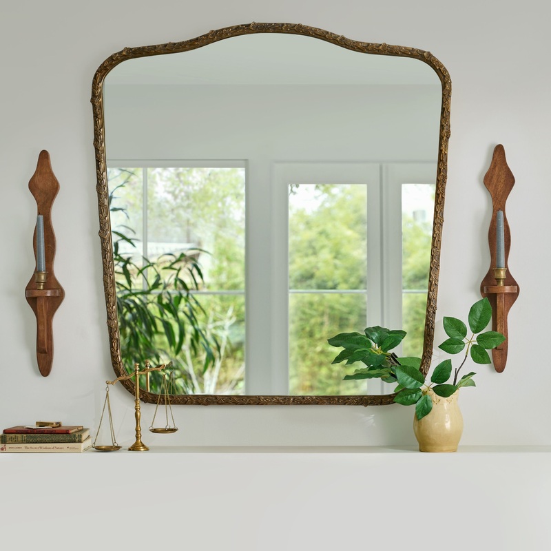 Laurel Metal Framed Mirror