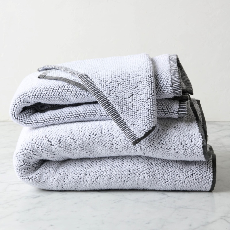 Charcoal Assisi Textured Towel