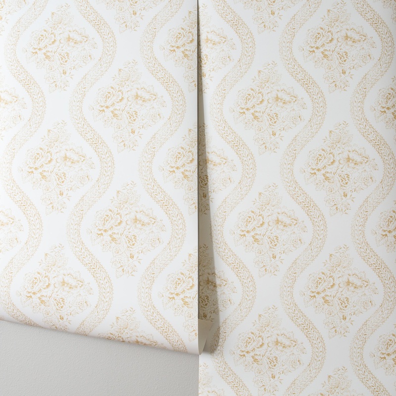 Coverlet Floral Wallpaper