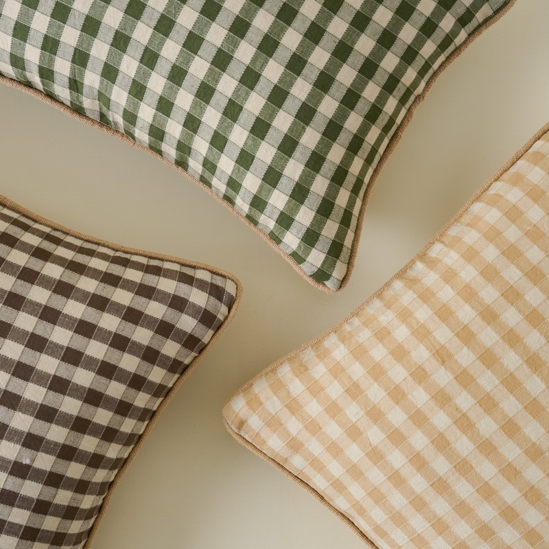 Gingham Large Pillow