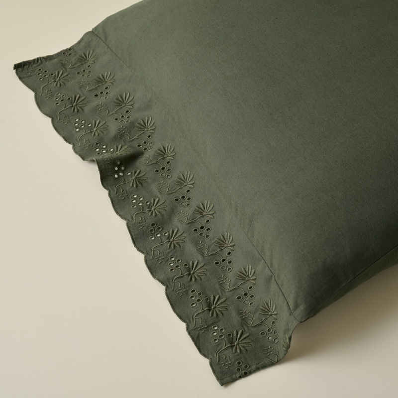 Clara Eyelet Flange Sham