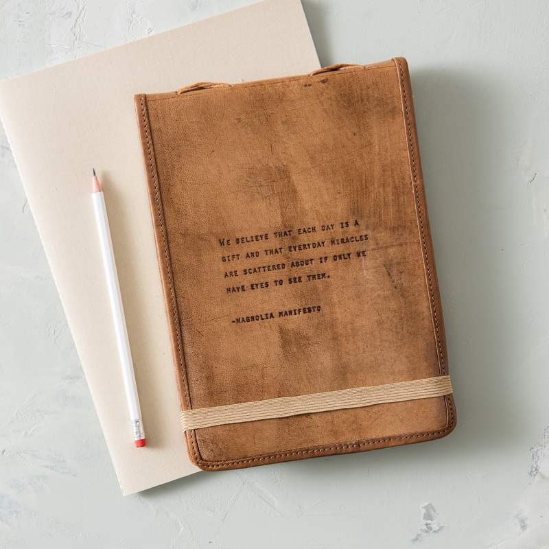 Magnolia Manifesto Leather Journal