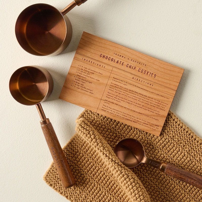 Wooden Recipe Card (Chocolate Chip Cookies)