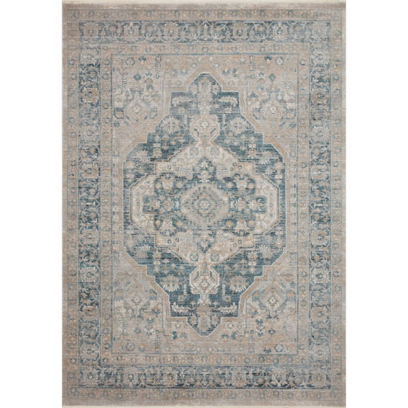 Elise Neutral Blue Rug