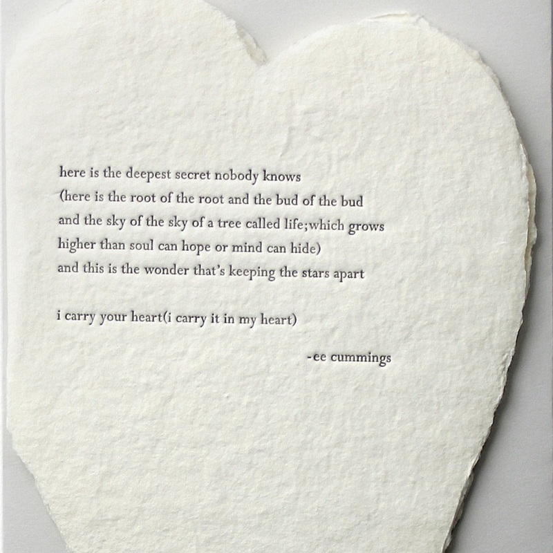 Deckled Paper Heart