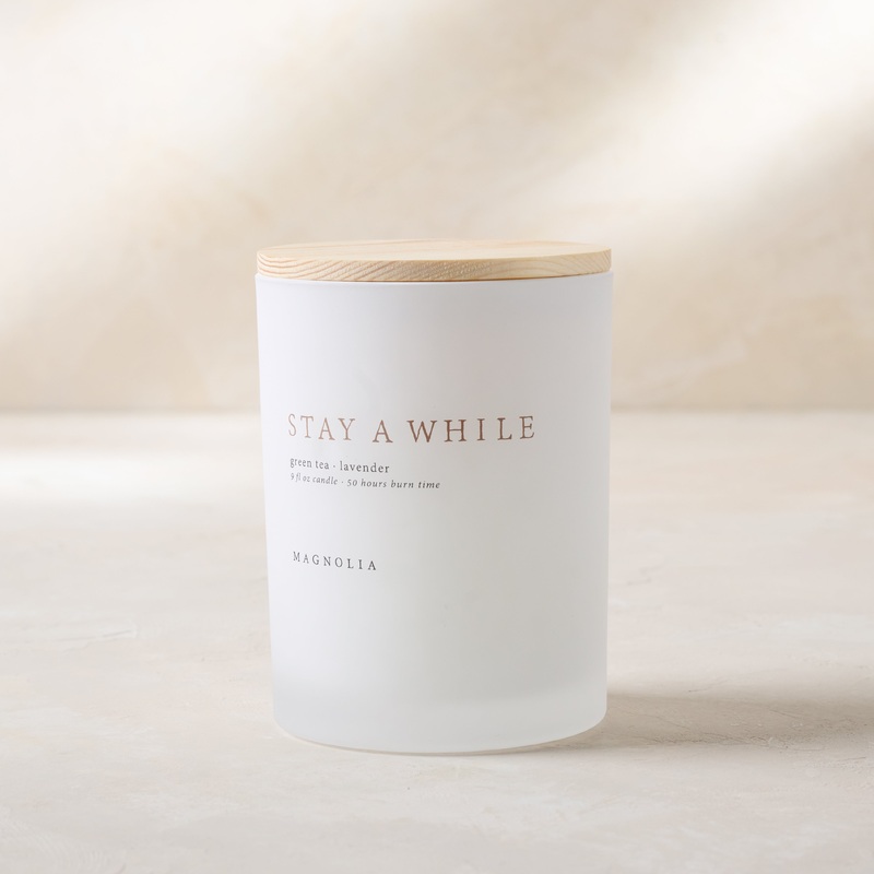 Magnolia Stay a While Candle