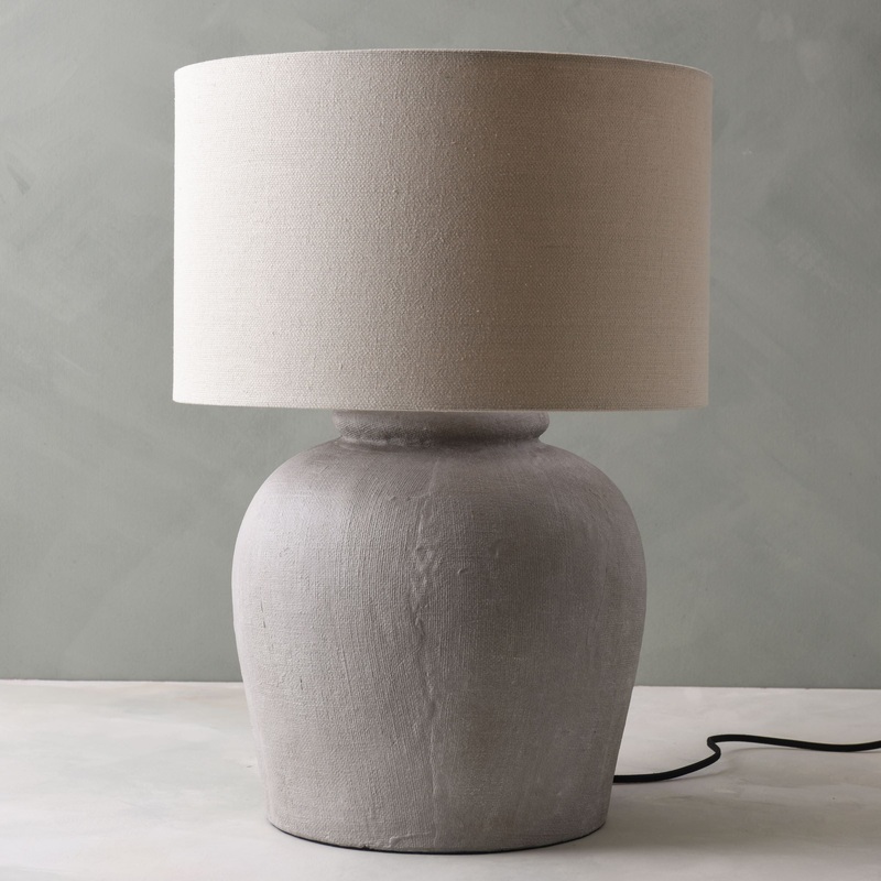 Cement Oversized Greenleigh Table Lamp