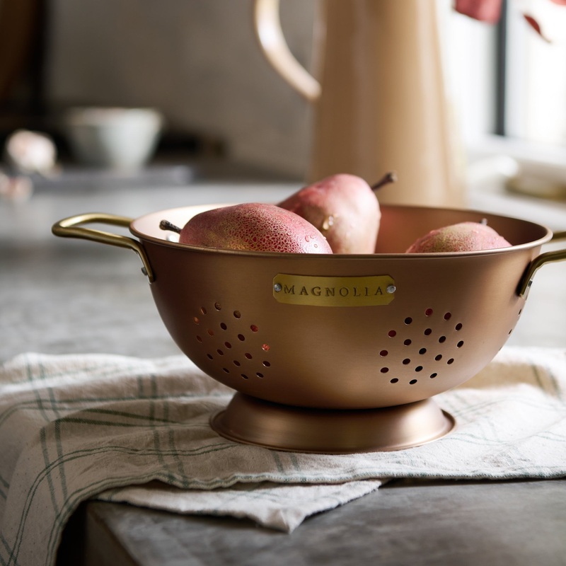 Copper and Brass Colander 3 QT
