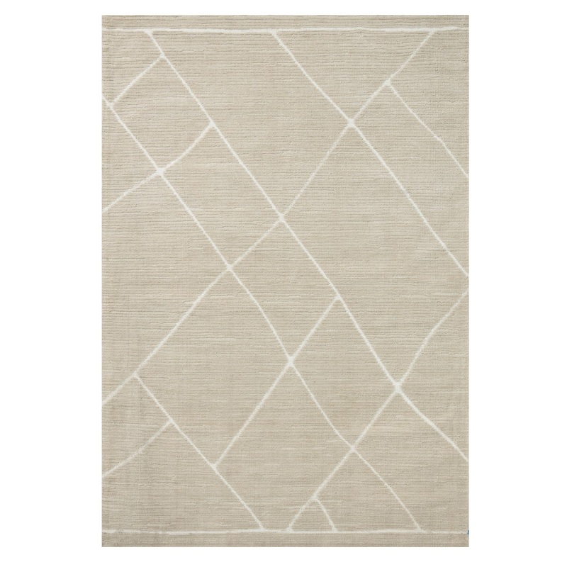 Logan Oatmeal White Rug