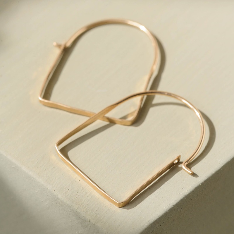 Window Hoop Earrings