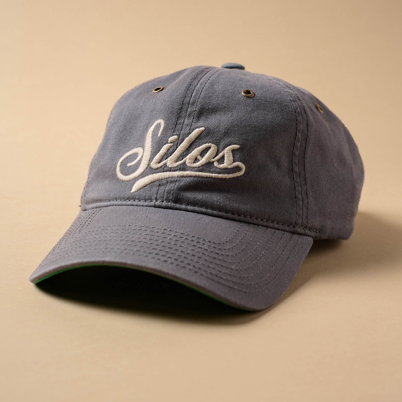 Silos Distressed Charcoal Baseball Hat