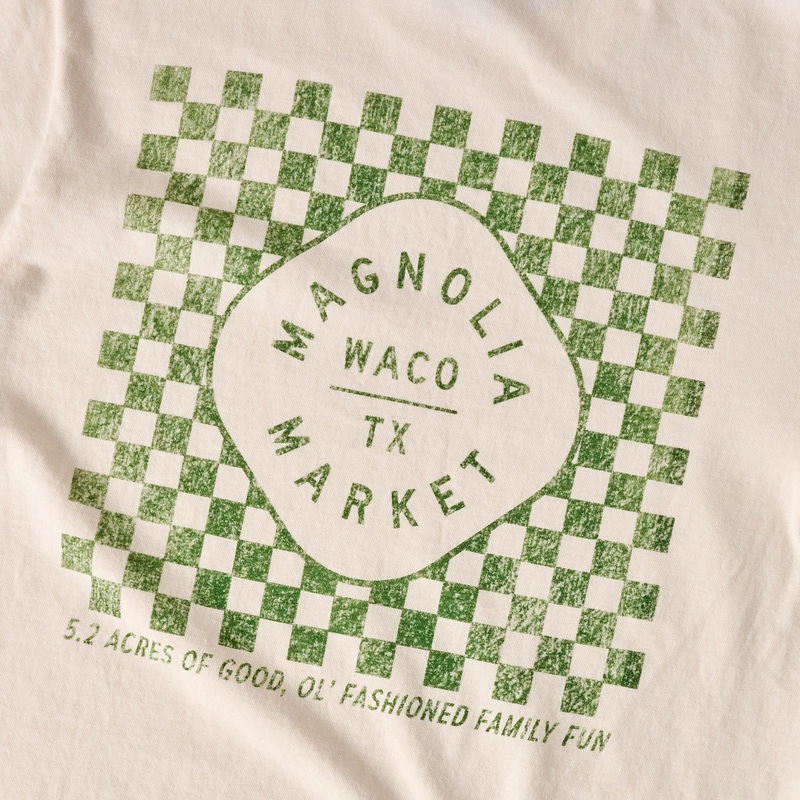 Checkered Magnolia Ivory Shirt