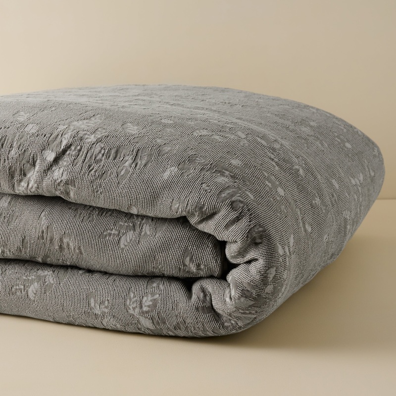 Willow Floral Jacquard Duvet Cover