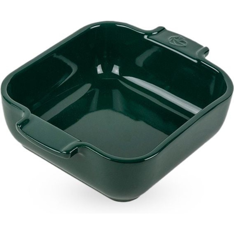 Peugeot - Appolia Ceramic 11.02" Square Forest Green Oven Dish (28cm) - 62125