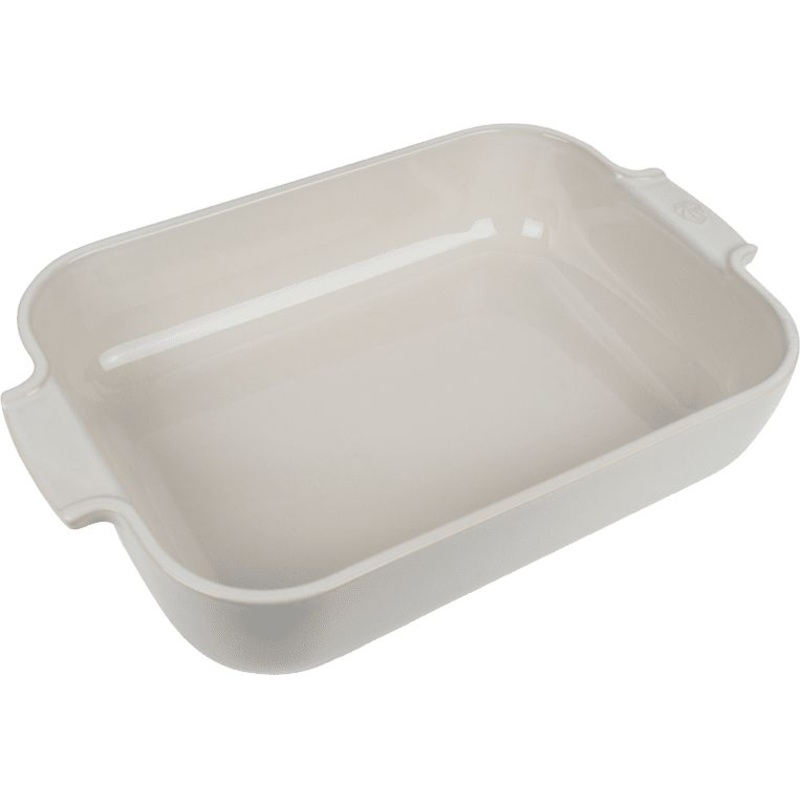Peugeot - Appolia Ceramic 14.1" Rectangular Ecru Baking Dish (36cm) - 61210