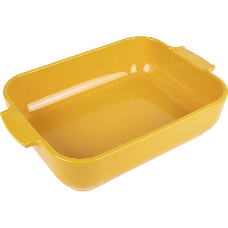 Peugeot - Appolia Ceramic 15.74" Rectangular Saffron Baking Dish (40 cm) - 61425