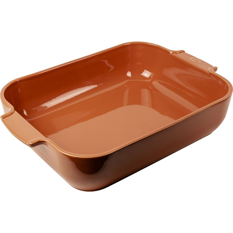 Peugeot - Appolia Ceramic 15.74" Rectangular Terracott Baking Dish (40 cm) - 61074