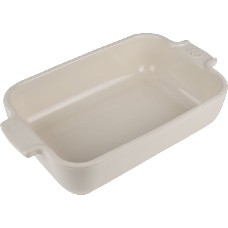 Peugeot - Appolia Ceramic 9.84" Rectangular Ecru Petite Baking Dish (25 cm) - 61135