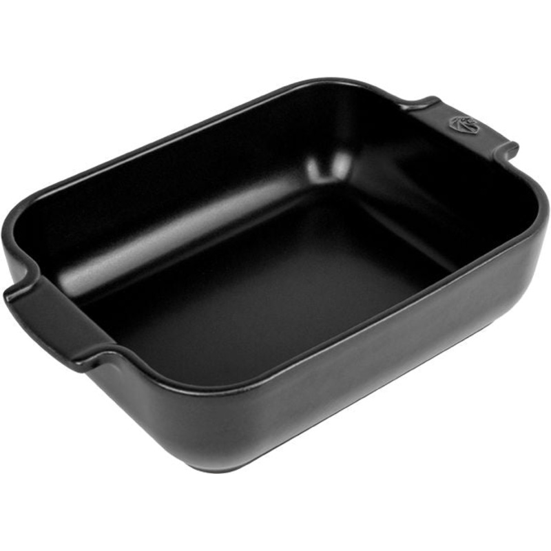 Peugeot - Appolia Ceramic 9.84" Rectangular Satin Black Baking Dish (25 cm) - 61517