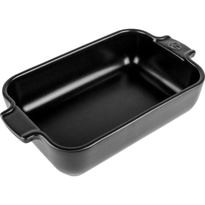 Peugeot - Appolia Ceramic 9.84" Rectangular Satin Black Petite Baking Dish (25 cm) - 61524