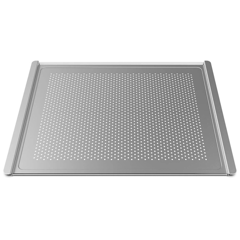 Unox - 18" x 13" Hal Size Perforated Aluminum Trays,  Set of 2  - TG-310