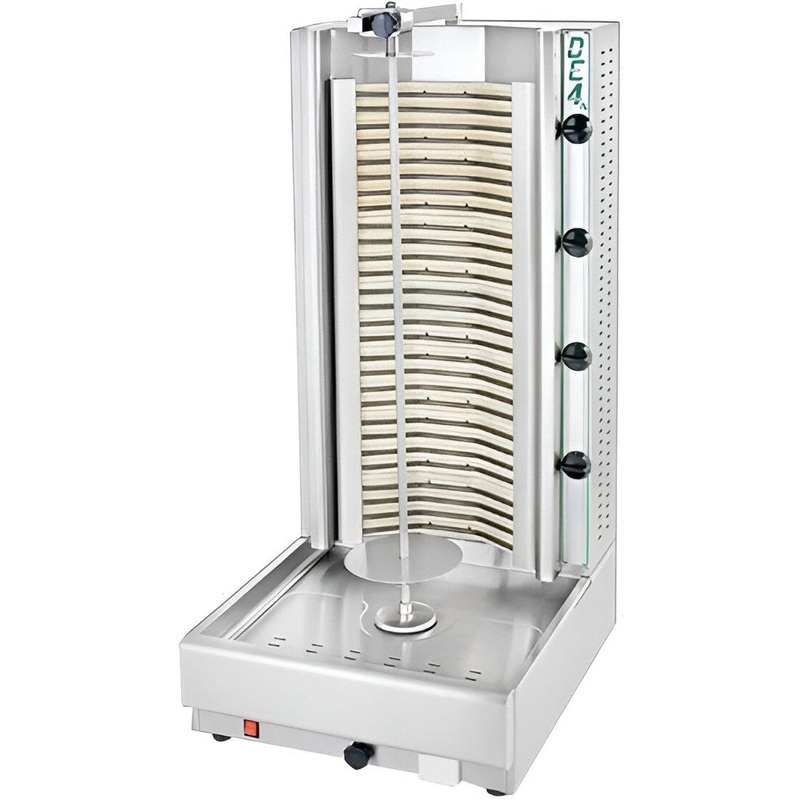 Visvardis - 208V Electric Gyro / Shawarma Machine with 155-200 lb Meat Capacity - DE4A