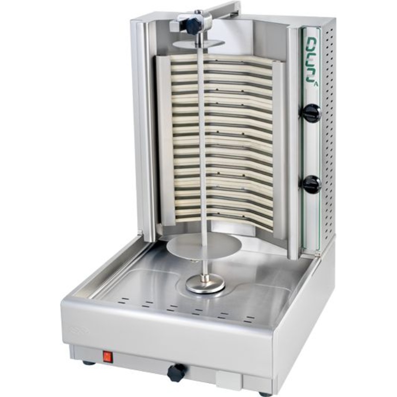 Visvardis - 208V Electric Gyro / Shawarma Machine with 66-100 lb Meat Capacity - 66-100 Lbs - DE2A
