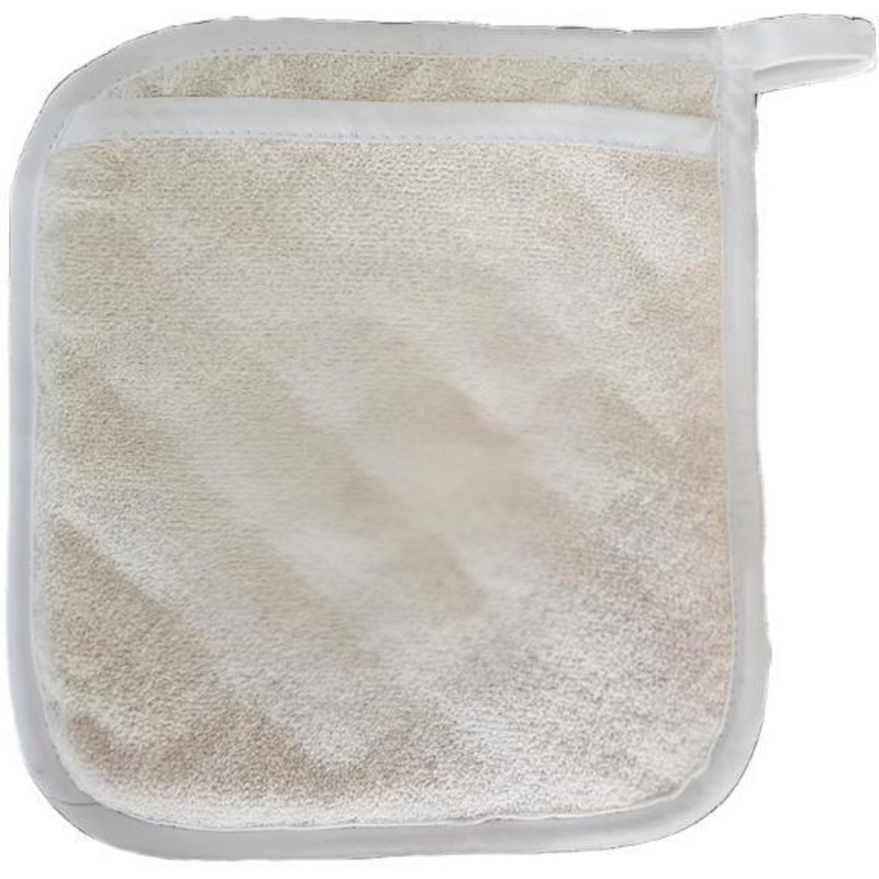 Omcan - 8.5 x 9.5 Terry Cloth Pot Holder with Pocket 12 Pcs/Pack, Pack of 4 - 81178