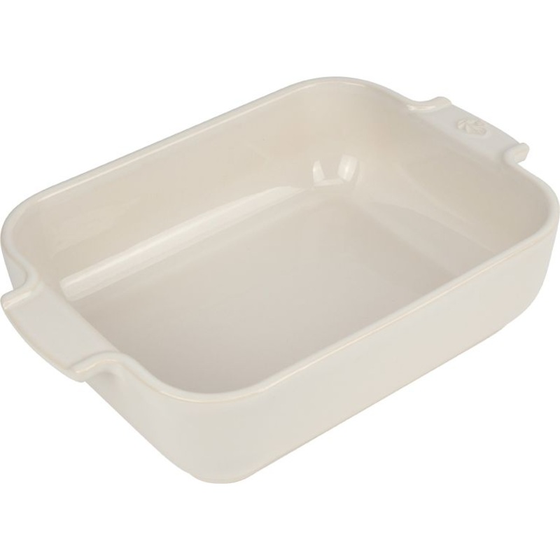 Peugeot - Appolia Ceramic 10" Rectangular Ecru Baking Dish (25cm) - 60084