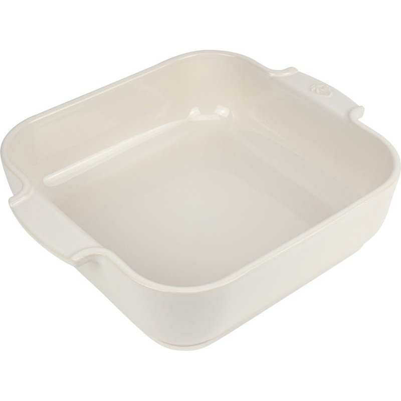 Peugeot - Appolia Ceramic 11.02" Square Ecru Baking Dish (28 cm) - 60169