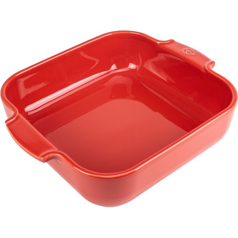 Peugeot - Appolia Ceramic 11.02" Square Red Baking Dish (28 cm) - 60176